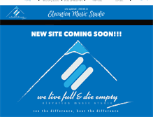 Tablet Screenshot of elevationmusicstudio.com